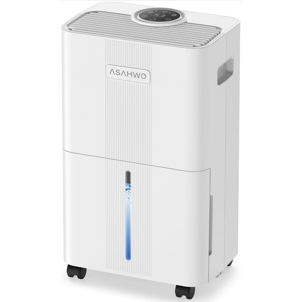 ASAHWO 21 Pint Dehumidifier 1600 Sq Ft Basement Drain Hose 3 Mode 24H Timer NOB